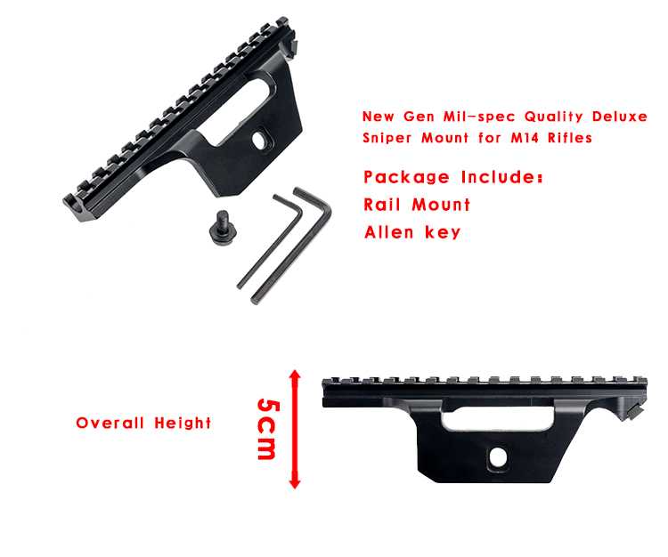 See-Thru Scope Mount for M14 Rifles