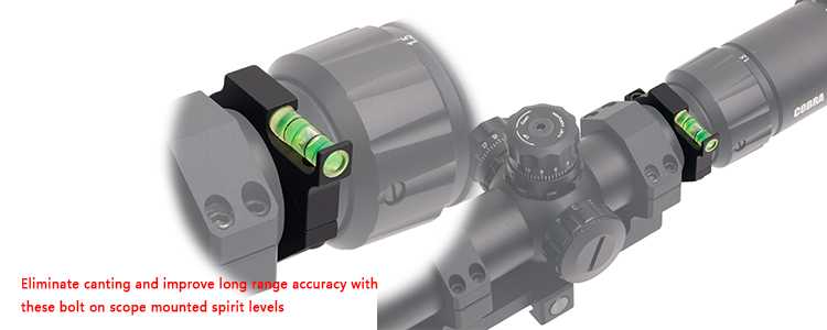 Anti Cant Bubble Level Ring Mount for 30mm Scope