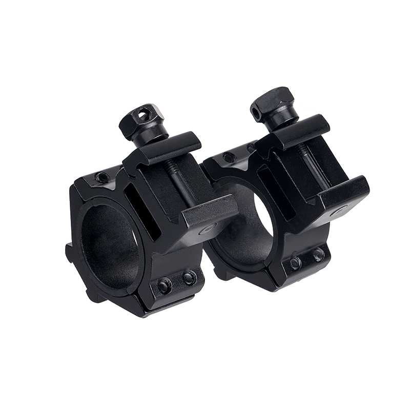 1" 30mm Medium Picatinny Rings with Accessory Rail Tops