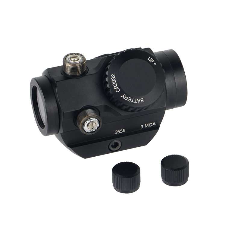 1X22 3MOA Red Green Dot Sight w/ 1" Riser Mount