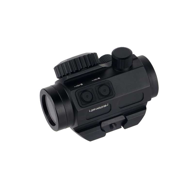 1X22 3MOA Red Green Dot Sight w/ 1" Riser Mount