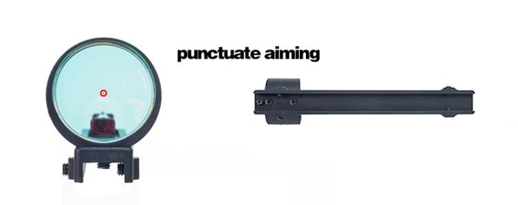 1x25 Shotgun Fiber Red Sight Circle Dot