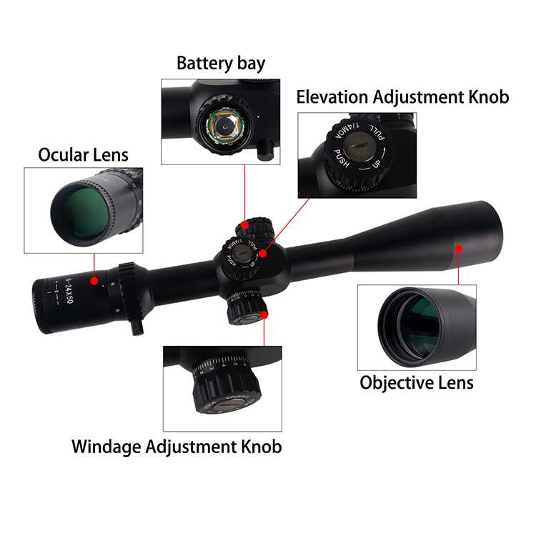 6-24x50 FFP Riflescope with Illuminated Rangefinder Reticle