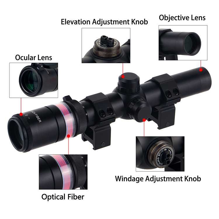 1.5-6x24 Fiber Optic Rifle Scope 1.5-6x24 Fiber Optic Rifle Scope