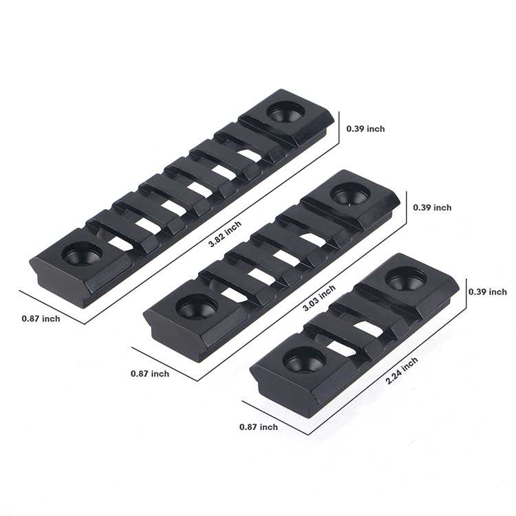 KeyMod Picatinny Rail Sections 3 5 7 Slots