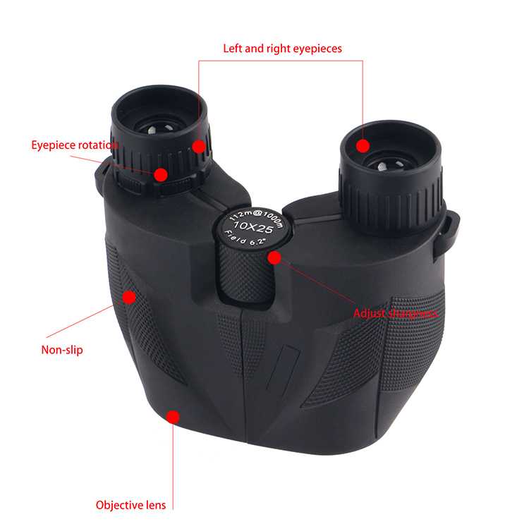 10x25 Compact Professional Binoculars