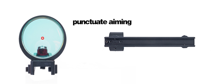 1x25 Shotgun Fiber Red Sight Circle Dot