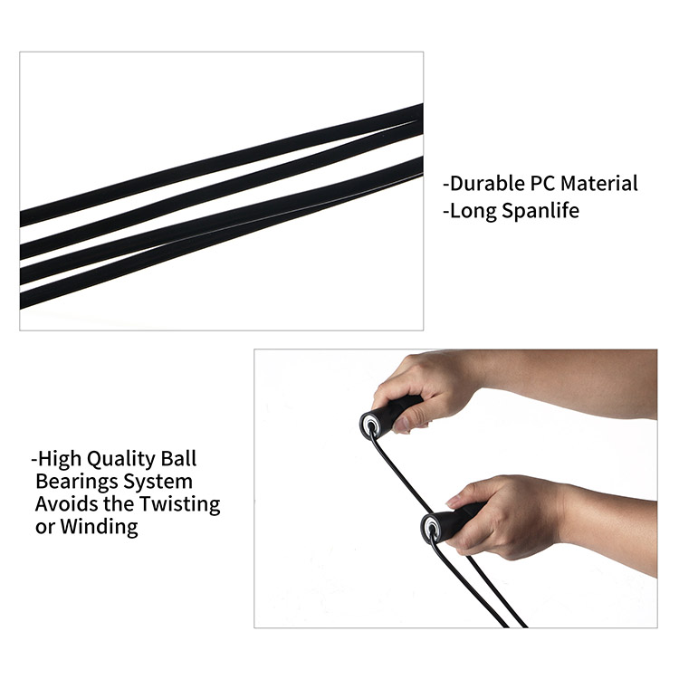 High Quality Tangle-Free Skipping Rope Adjustable Jump Rope 