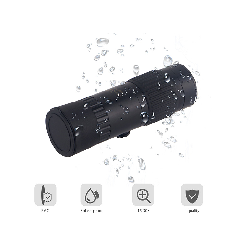 Pocket 15-30x21 Monocular for Camping Hiking Hunting