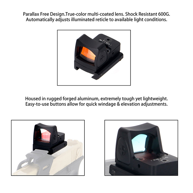 3 MOA RMR Adjustable Red Dot Sight