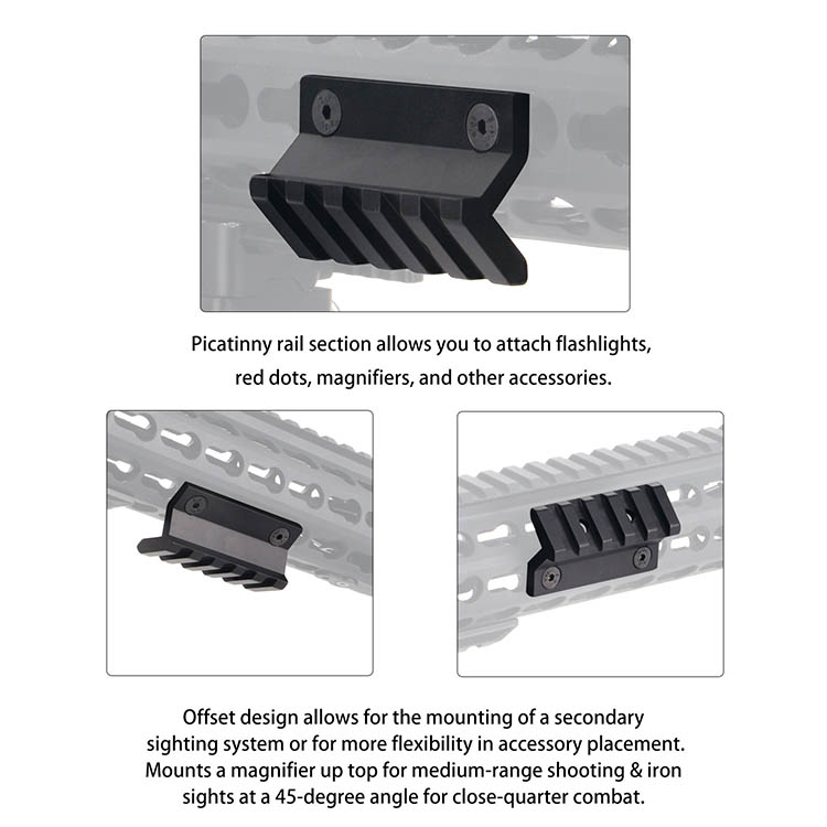 Keymod Picatinny Rail Sections 3 Slot 5 Slot 