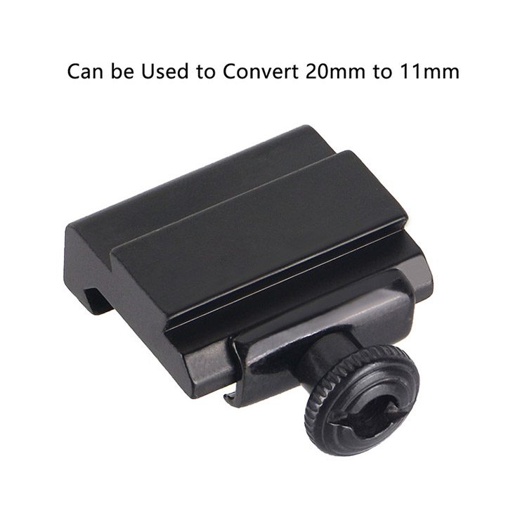 20mm Weaver to 11mm Dovetail Rail Adapter Scope Mount
