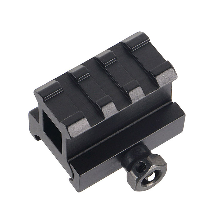1" Picatinny Riser See Through 3 Slot Mount
