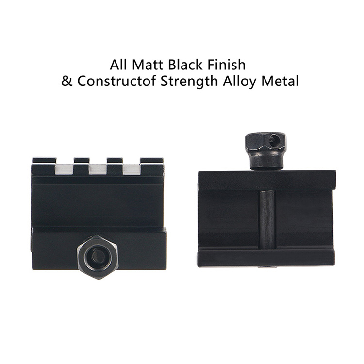 Top Rated 1" Riser See Through 3 Slot Picatinny Mount