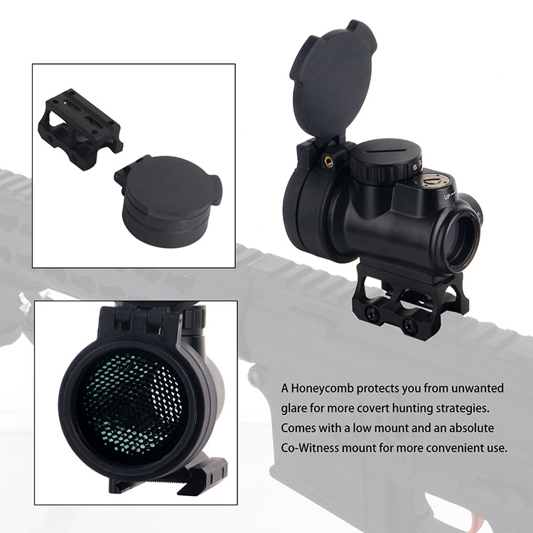 MRO 1X25 Red Dot Sight 2.0 MOA with Low and Absolute Co-Witness Mount