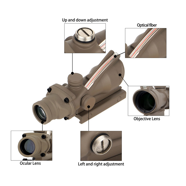 Best Rated 4X32 Red Fiber Optic Sight