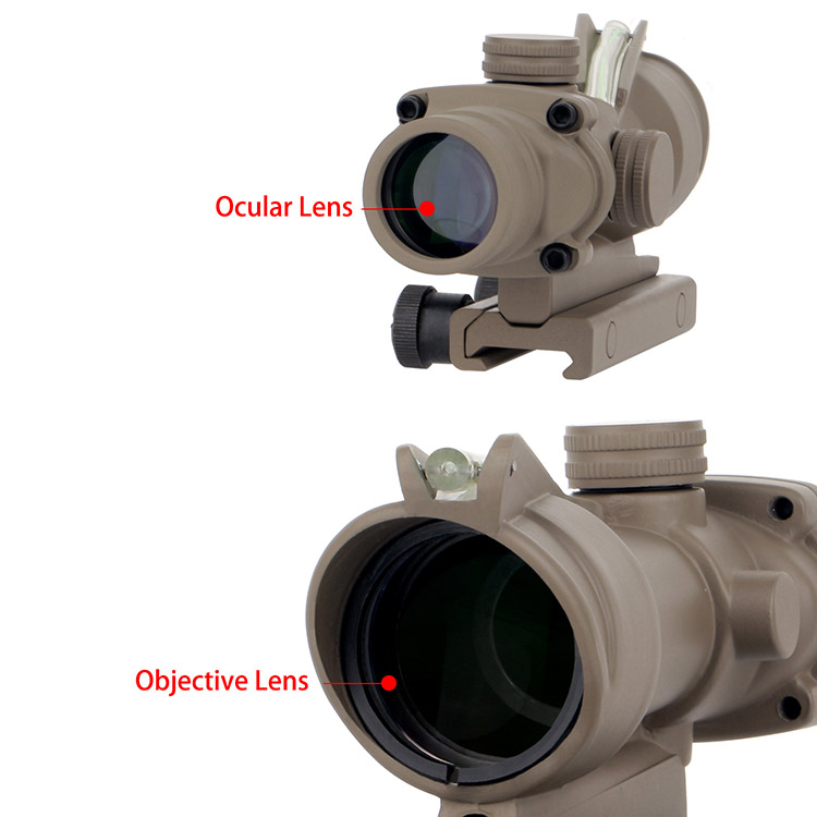 4X32 Tactical Scope Fiber Optic