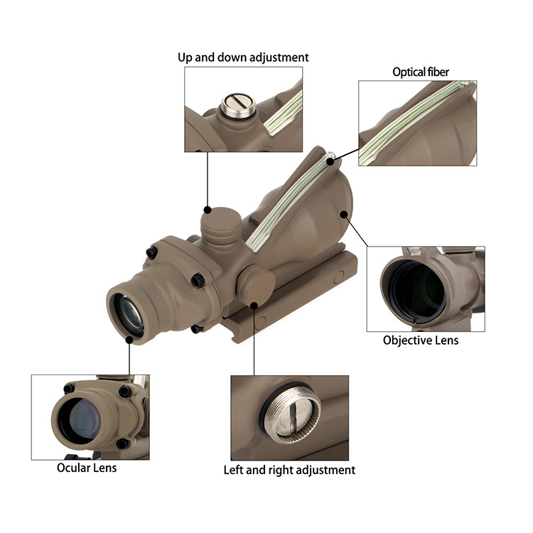 Best Quality 4X32 Tactical Scope Fiber Optic