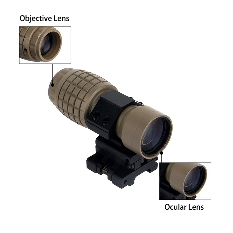 3x Magnifier with Switch To Side Mount