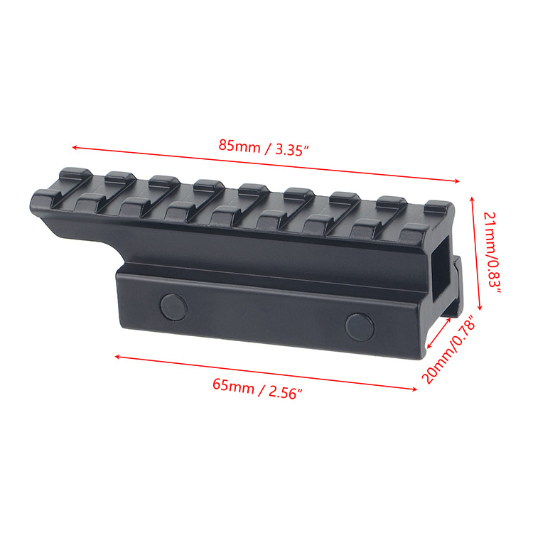 0.83" Extend Riser Mount 8 Slots