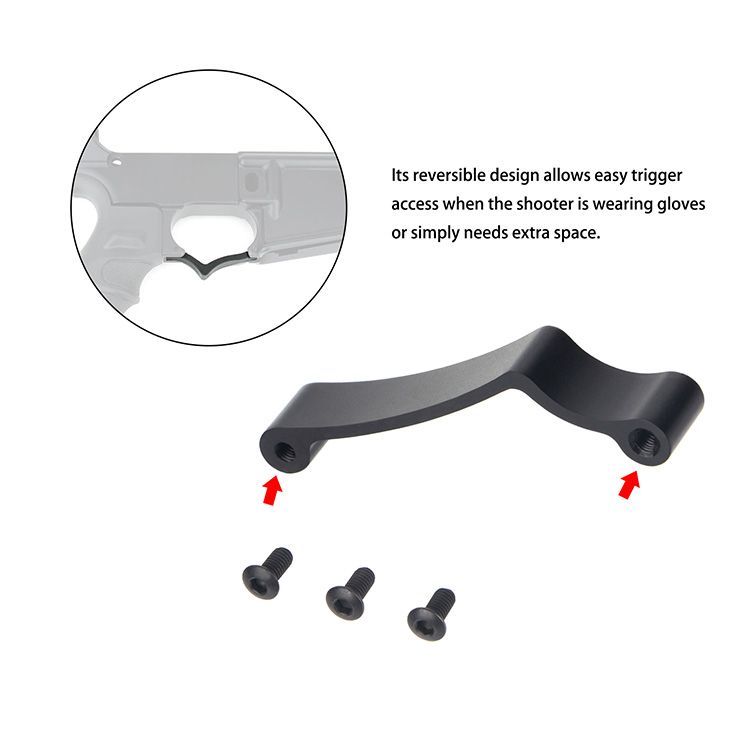 Enhanced AR-15 Aluminum Trigger Guard