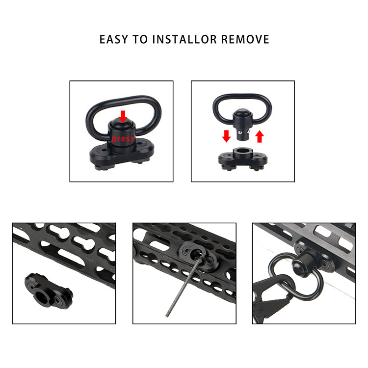 M-LOK QD Sling Swivel Mounts