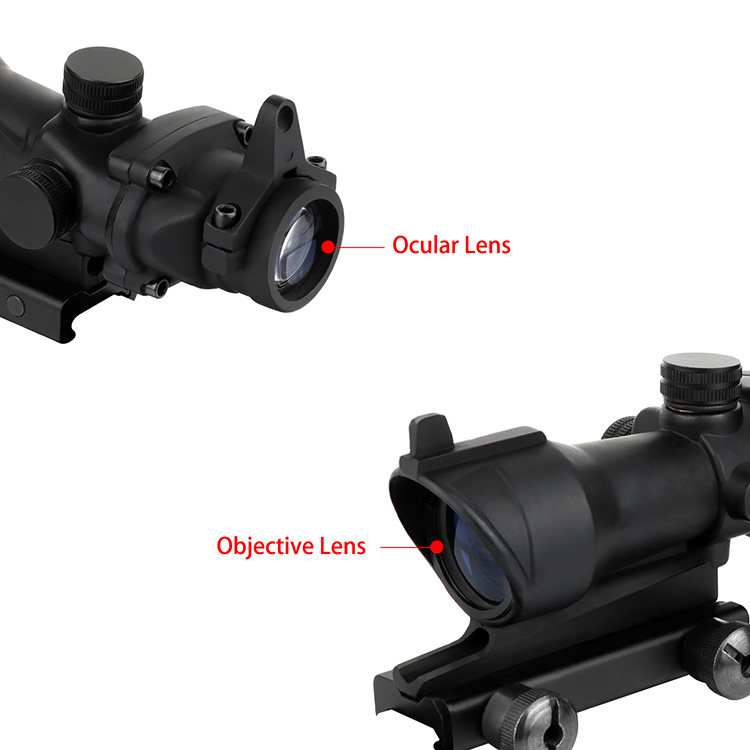 Tactical 4X 32 CBQ Rifle Scope