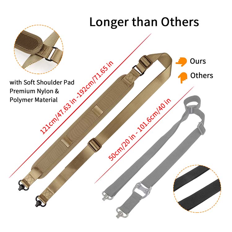 Tactical 2 Point Sling with QD sling swivel