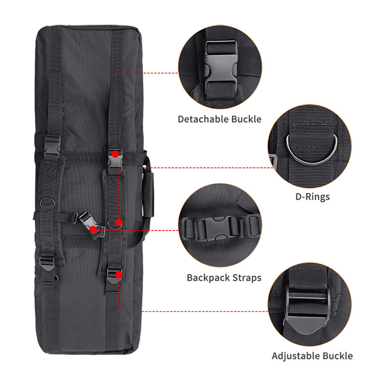 Best Quality Tactical 36" Double Rifle Case