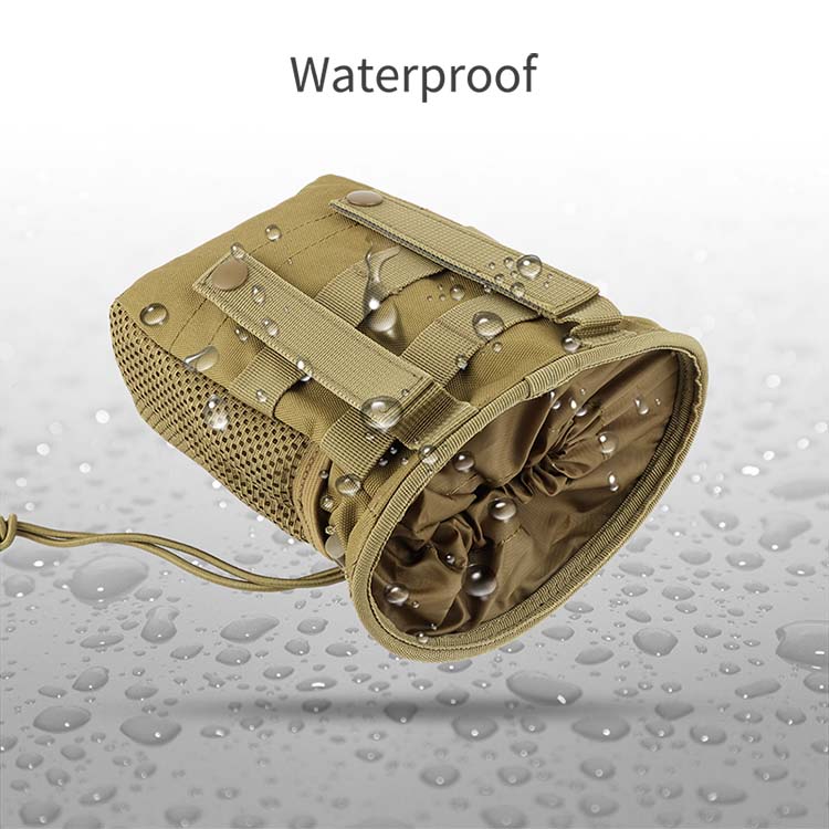 Tactical MOLLE Folding Ammo Magazine Dump Pouch Drop Down Waterproof Mag Utility Bag