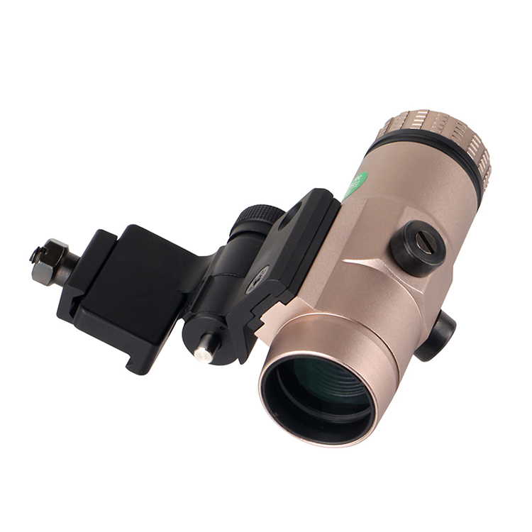 3x Tan Magnifier with Flip Mount