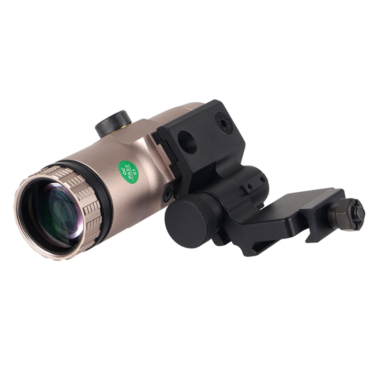 3x Magnifier tan with Flip To Side Mount