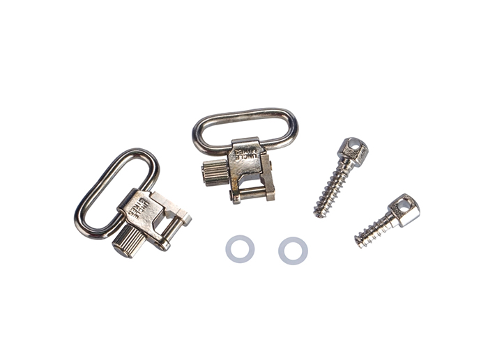 QD Bolt Action Sling Swivels Silver