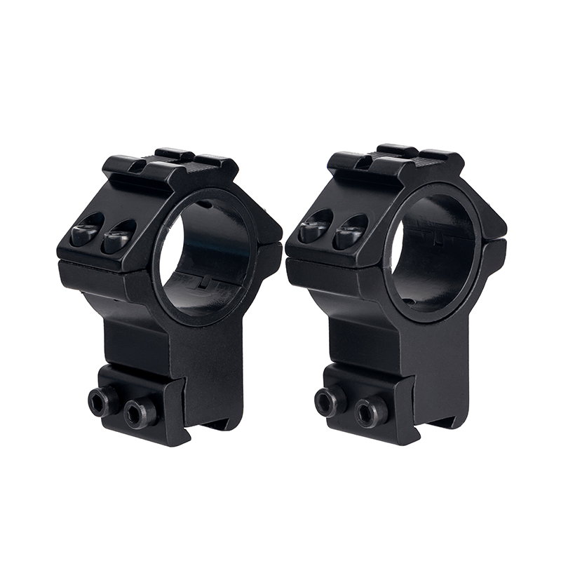 1" 30 mm High Scope Rings With Interchangeable Rail Tops